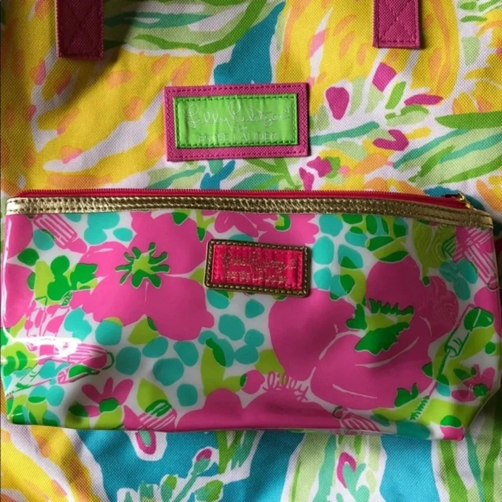 Lilly Pulitzer Estēe Lauder Tote, Makeup, Pouch - Picture 4 of 9